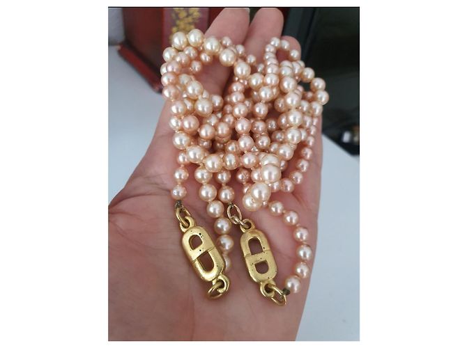 Collana vintage Christian Dior D'oro - vista 5