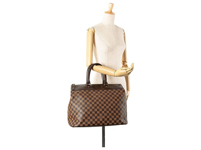Louis Vuitton Marrone Damier Ebene Greenwich PM - vista 12