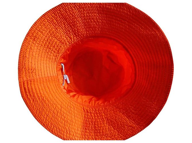 Chapéu Bucket Prada de Nylon Laranja - vista 3