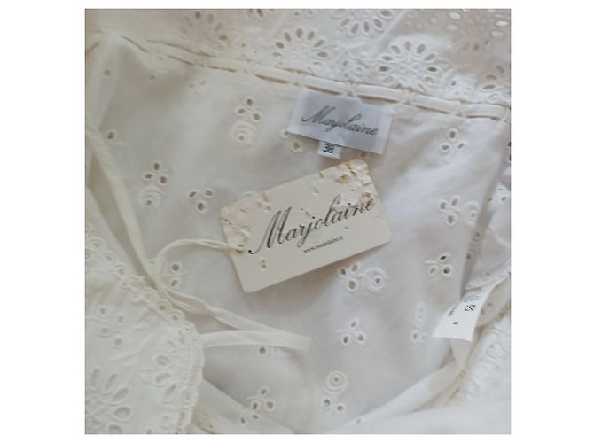 Autre Marque Marjolaine Kleid Modell 'Gedicht' Weiß - Ansicht 13