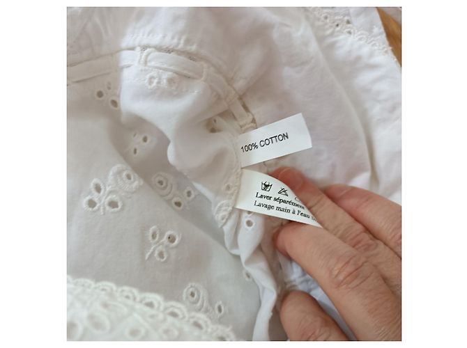 Autre Marque Marjolaine Kleid Modell 'Gedicht' Weiß - Ansicht 14
