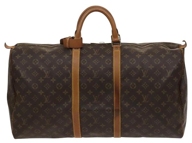 LOUIS VUITTON Monogram Keepall 55 Borsa Boston M41424 LV Auth fm4599 Monogramma - vista 13