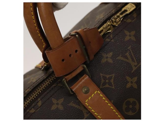LOUIS VUITTON Monogram Keepall 55 Borsa Boston M41424 LV Auth fm4599 Monogramma - vista 19