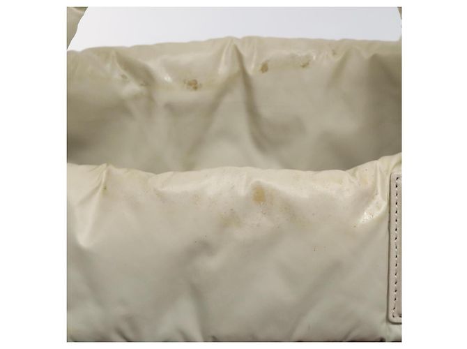 CHANEL Coco Cocoon PM Handtasche Nylon Weiß Mehrfarbig Silber CC Auth bs25111 Mehrfarben - Ansicht 9