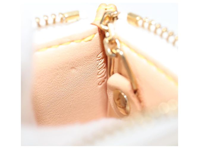 LOUIS VUITTON Monogramm Multicolor Pochette Cles Tasche Weiß M92655 Auth MX081SM - Ansicht 11