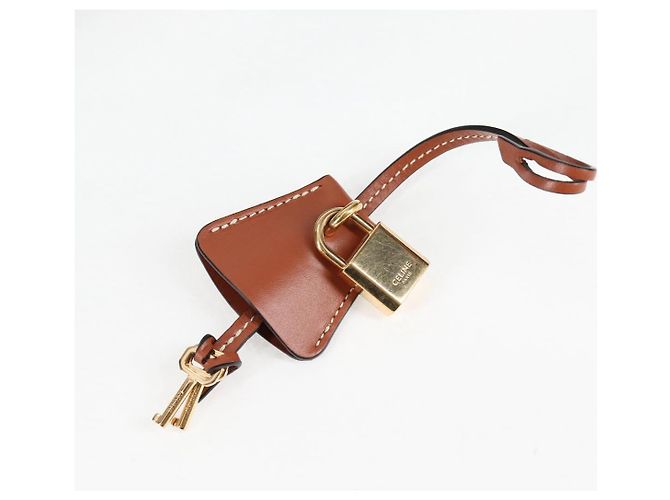 Céline Borsa Boston CELINE Triomphe in pelle PVC 2 in 1 nera e oro Auth nb467M Nero D'oro - vista 12