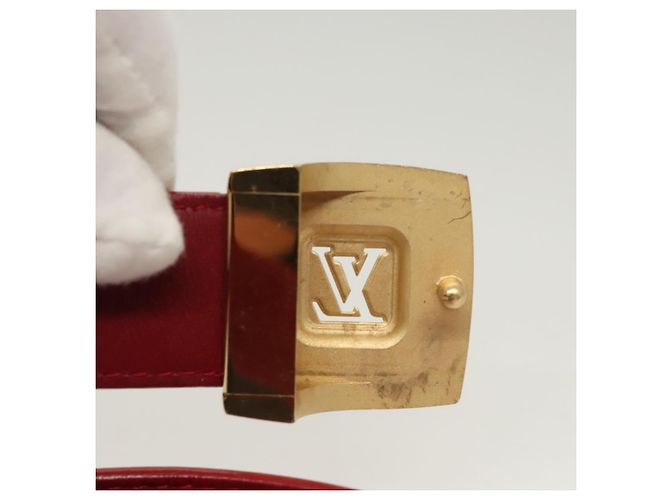 LOUIS VUITTON Multicolor Gürtel Care 37,8" Weiß M9682 Auth BA1635 - Ansicht 6