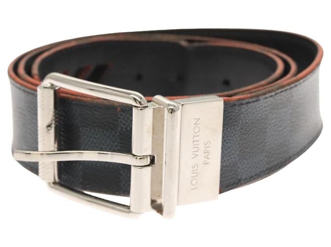 LOUIS VUITTON Damier Cobalt Gürtel M0156 LV Auth bs24797 - Ansicht 2