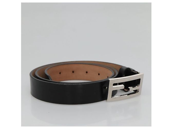 FENDI Gürtel aus Leder 41,3"" schwarz Auth sw412 - Ansicht 5