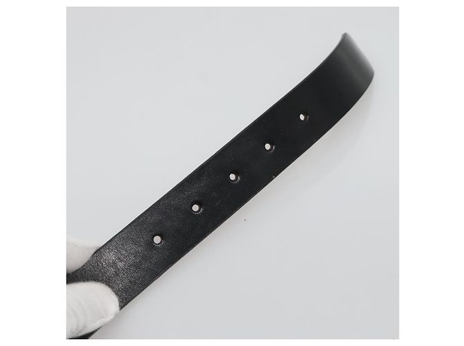 FENDI Gürtel aus Leder 41,3"" schwarz Auth sw412 - Ansicht 9