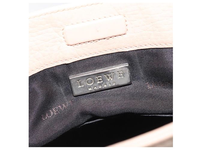 Loewe Bolso de hombro de cuero rosa Auth sw433 - vista 10