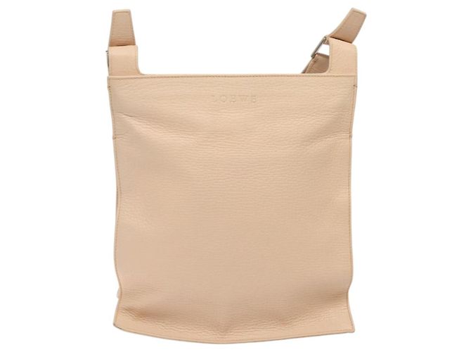 Loewe Bolso de hombro de cuero rosa Auth sw433 - vista 13