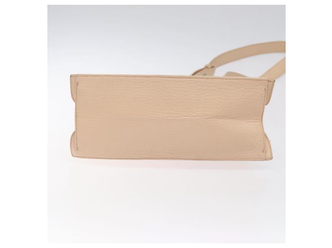 Loewe Bolso de hombro de cuero rosa Auth sw433 - vista 5