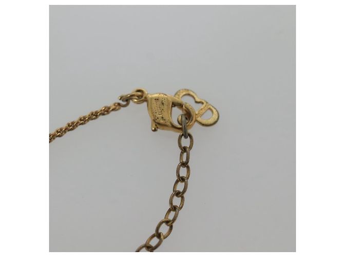 Collana Christian Dior metallo oro Auth bs24730 D'oro - vista 7