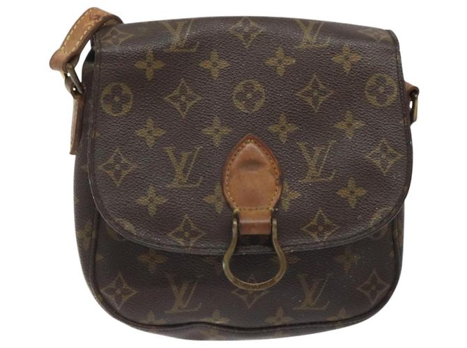 LOUIS VUITTON Monogram Saint Cloud MM Borsa a Spalla M51243 LV Auth hk2429 Monogramma - vista 13