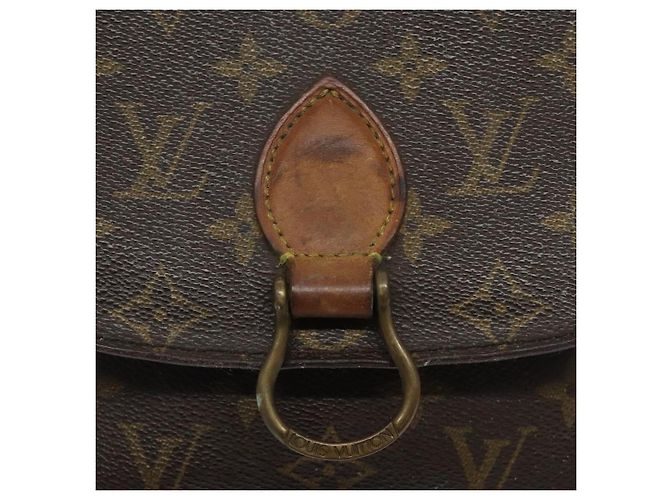 LOUIS VUITTON Monogram Saint Cloud MM Borsa a Spalla M51243 LV Auth hk2429 Monogramma - vista 18
