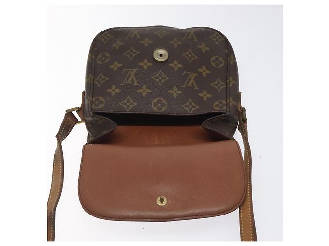 LOUIS VUITTON Monogram Saint Cloud MM Borsa a Spalla M51243 LV Auth hk2429 Monogramma - vista 19