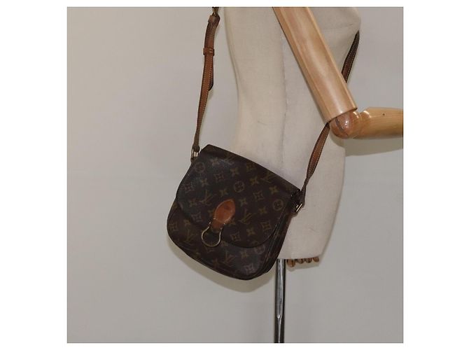 LOUIS VUITTON Monogram Saint Cloud MM Borsa a Spalla M51243 LV Auth hk2429 Monogramma - vista 24