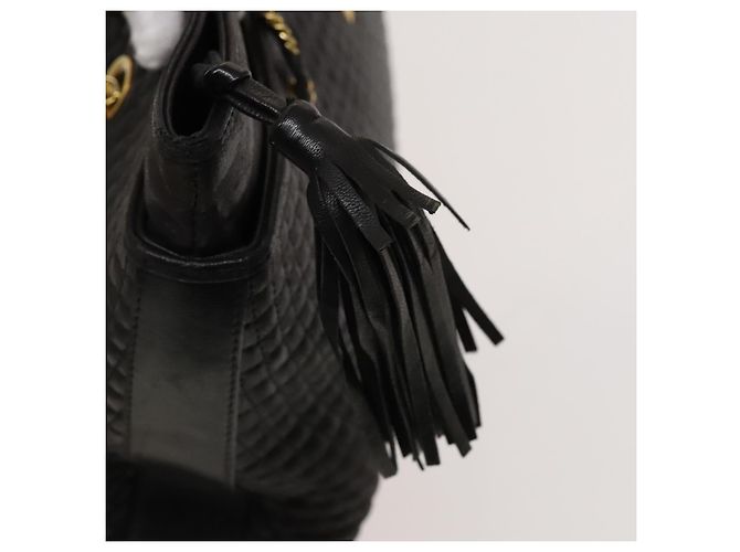 BALLY Borsa a Spalla in Pelle Marrone Oro Auth bs24637 D'oro - vista 10