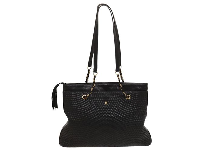 BALLY Borsa a Spalla in Pelle Marrone Oro Auth bs24637 D'oro - vista 13