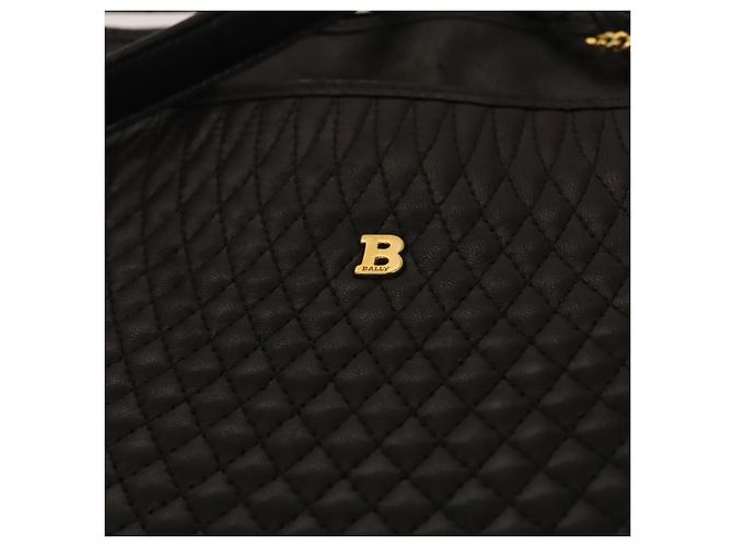 BALLY Borsa a Spalla in Pelle Marrone Oro Auth bs24637 D'oro - vista 17