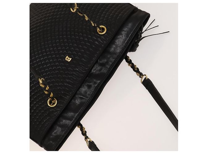 BALLY Borsa a Spalla in Pelle Marrone Oro Auth bs24637 D'oro - vista 6