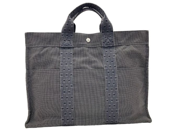 Hermès Borsa Tote Hermes Air Line MM Marrone - vista 2
