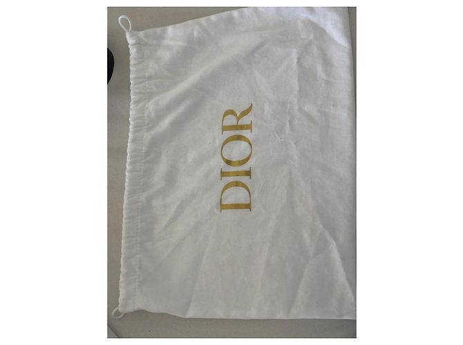 Borsa a tracolla Christian Dior Saddle jacquard Dior Oblique blu Beige - vista 6