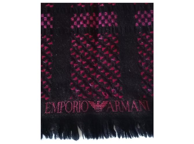 Sciarpa in Lana Emporio Armani Nero - vista 6