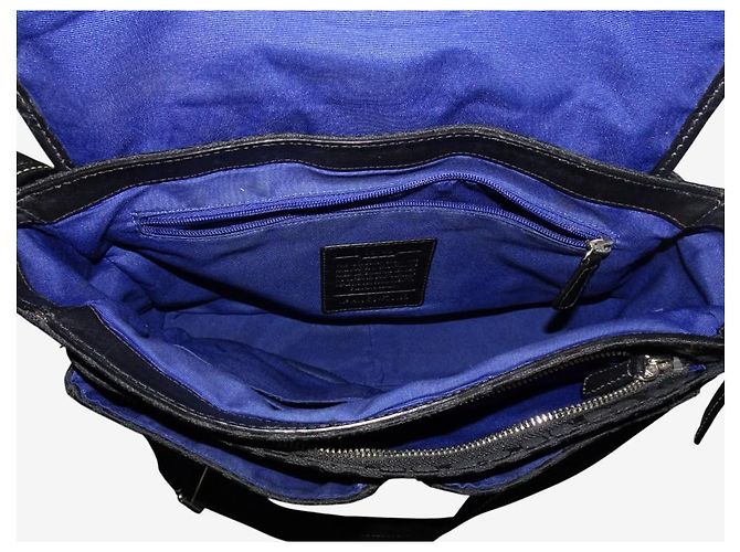 BORSA MESSENGER CROSSBODY SIGNATURE VOYAGER DI COACH Nero - vista 5
