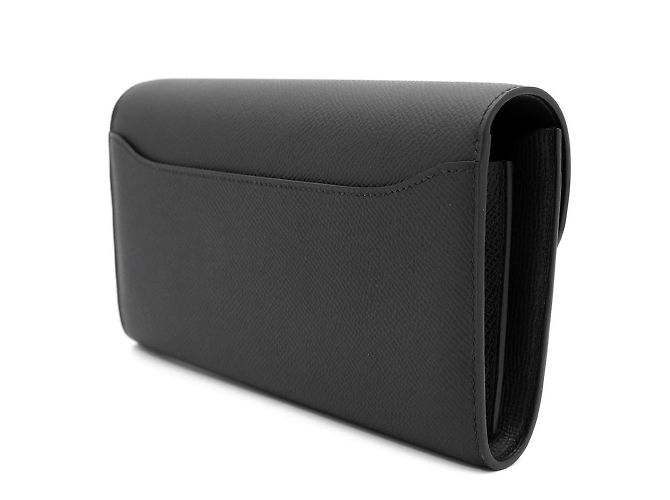 Hermès Cartera Larga Hermes Constance Para Llevar Negro - vista 2