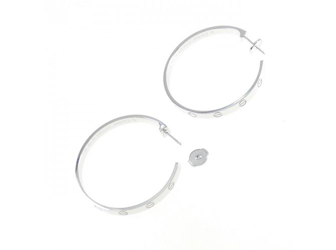Orecchini Love Hoop Cartier - vista 3