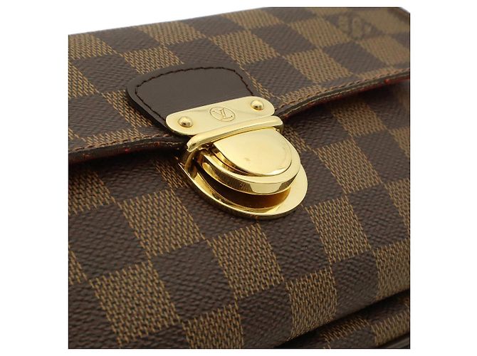 Borsa a Spalla Louis Vuitton Damier Ravello GM Marrone Damier ebene - vista 9