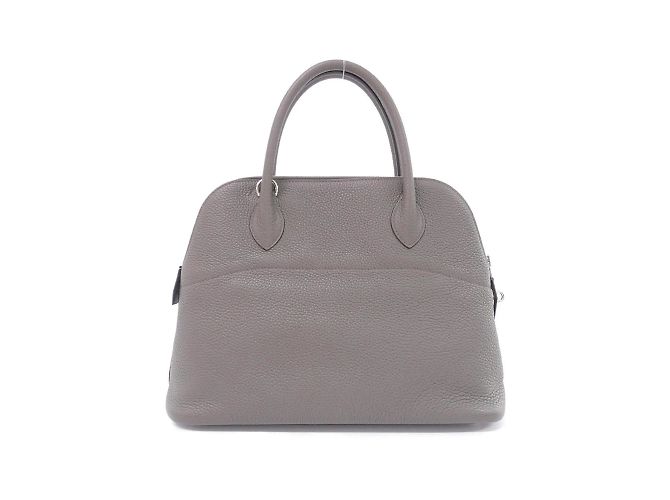 Hermès Borsa Hermes Bolide 31cm in Etain Grigio - vista 2