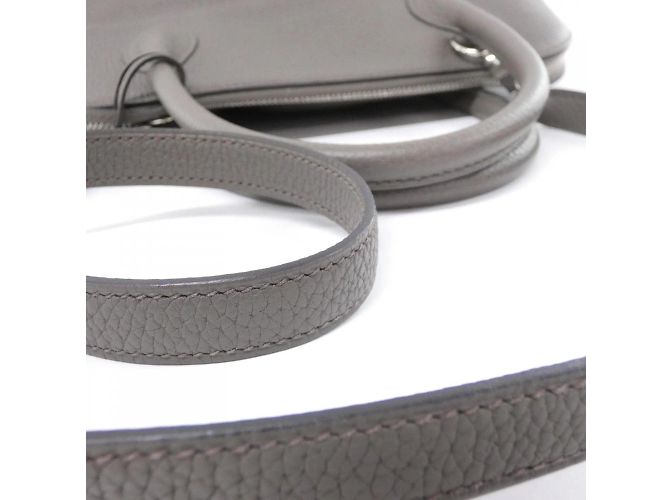Hermès Borsa Hermes Bolide 31cm in Etain Grigio - vista 8