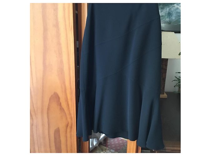 Louis Féraud Falda en forma de campana azul marino - vista 2