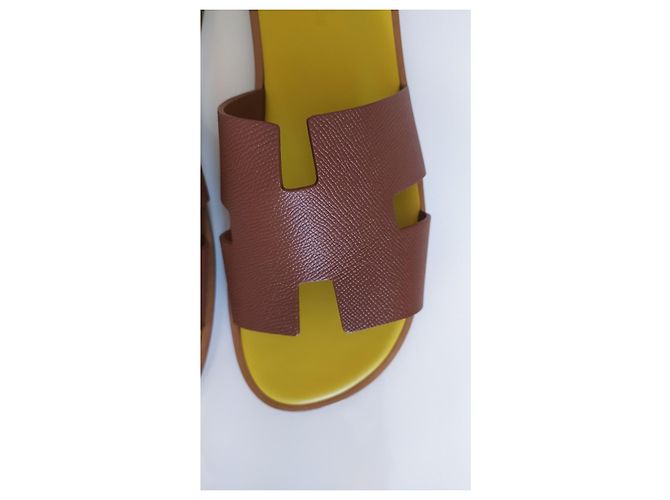 Sandali Izmir Hermès Marrone - vista 3