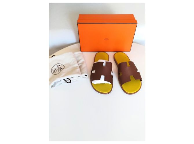 Sandali Izmir Hermès Marrone - vista 4