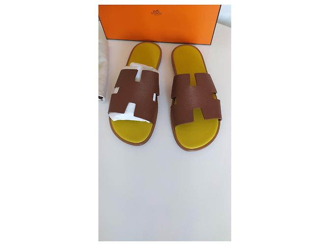 Sandali Izmir Hermès Marrone - vista 5