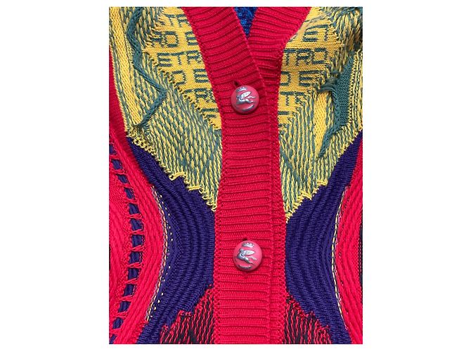 Etro Cardigan aus Baumwolle mehrfarbig Mehrfarben - Ansicht 10