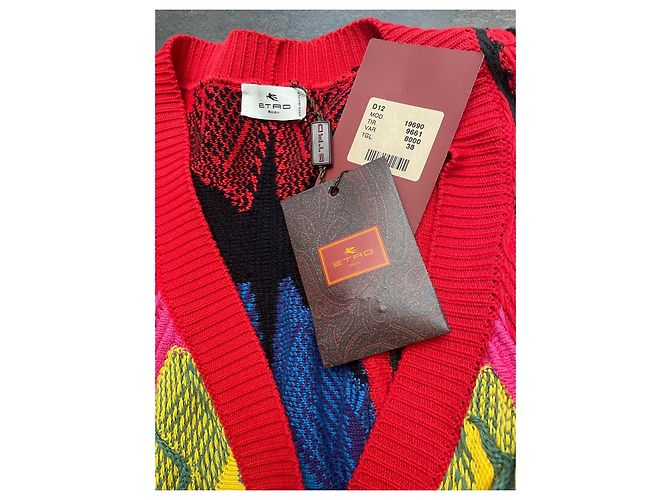 Etro Cardigan aus Baumwolle mehrfarbig Mehrfarben - Ansicht 3