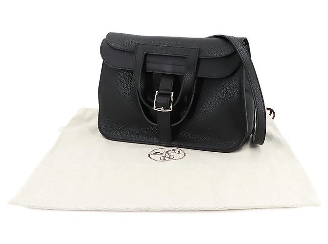 Hermès Borsa Hermes Halzan 31 Nero - vista 2