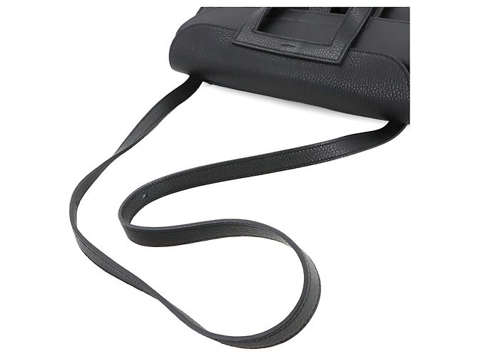 Hermès Borsa Hermes Halzan 31 Nero - vista 6