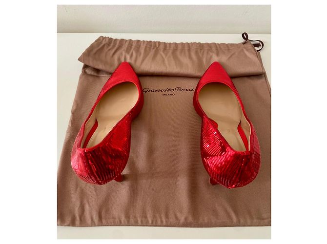 Gianvito Rossi Rastabs Rosso - vista 2