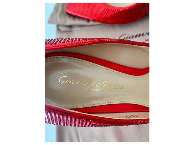 Gianvito Rossi Rastabs Rosso - vista 7