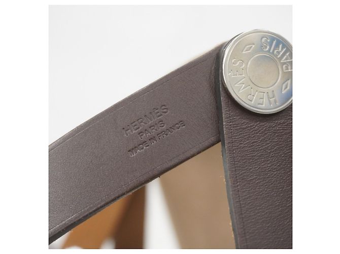 Hermès Borsa Tote Hermes Cabag Elan PM Toile Officier Beige - vista 5