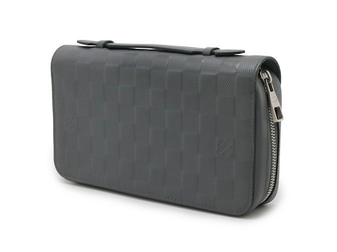 Portafoglio lungo Zippy XL Damier Infini Louis Vuitton Marrone - vista 3