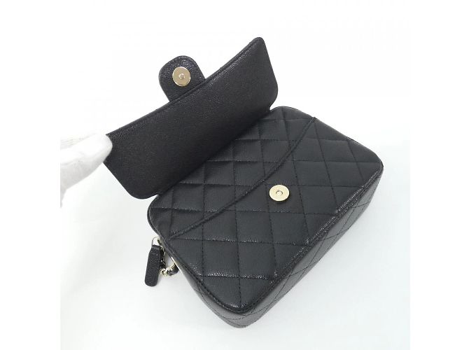 Timeless Chanel Linea Classica Senza Tempo AP4425 Clutch a Catena Nero - vista 6