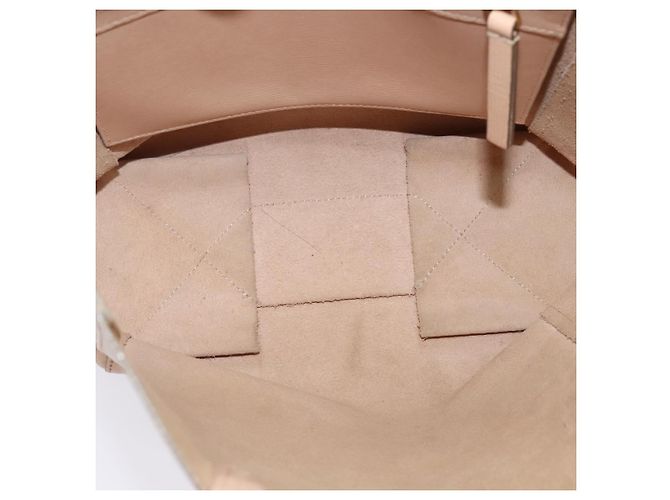 Céline Borsa a mano verticale in tela CELINE in pelle 2 in 1 rosa oro Auth sw418 D'oro - vista 11