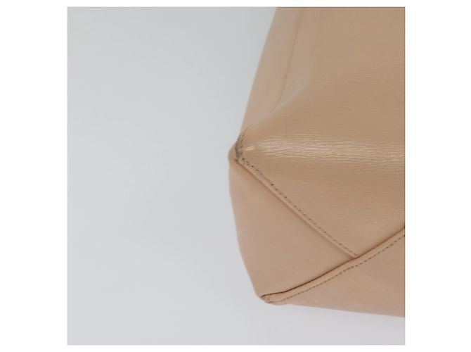 Céline Borsa a mano verticale in tela CELINE in pelle 2 in 1 rosa oro Auth sw418 D'oro - vista 17